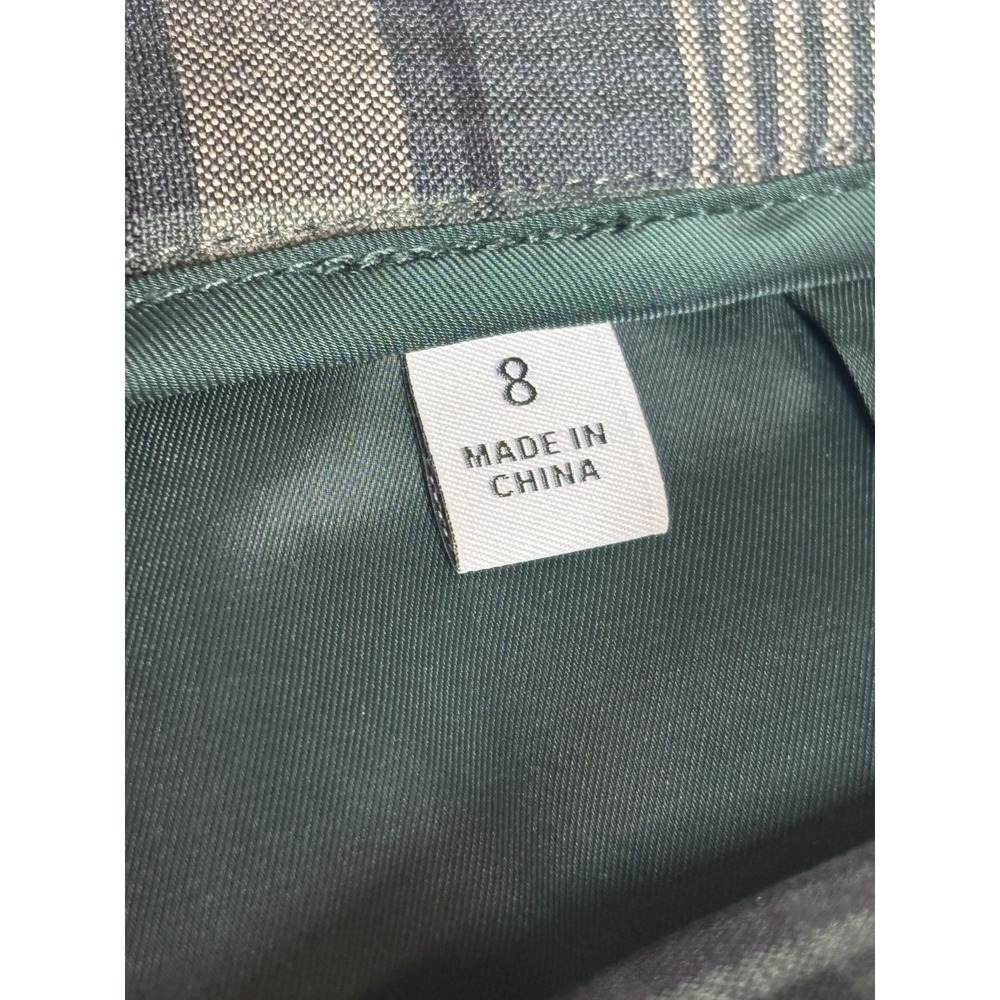 Aritzia Sunday Best Preppy Plaid‎ Micro Pleated Mini Skirt Green HR Size 8 NWOT - Picture 6 of 7